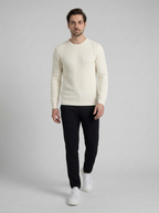 SUETER TRICO TEXTURE OFF WHITE ZIGMA