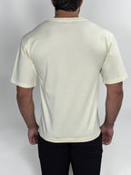CAMISETA OVER CONFORT CREME ZIGMA