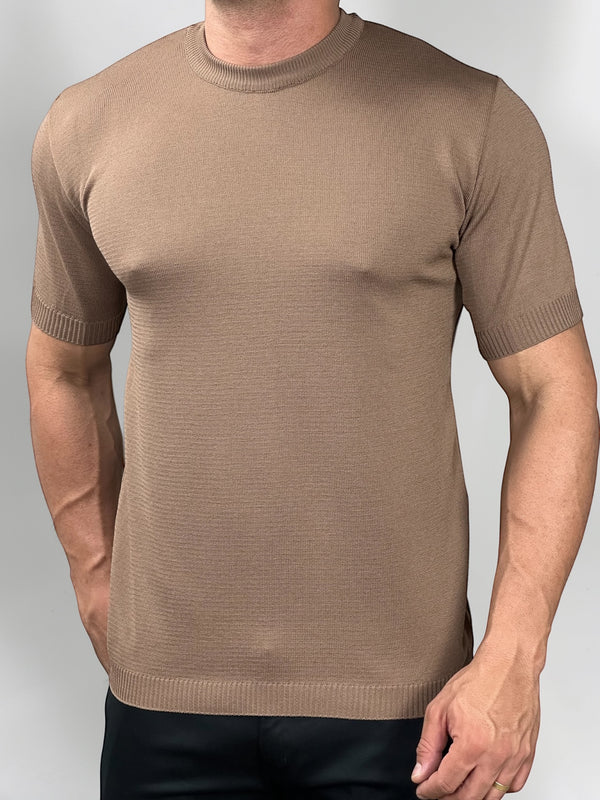 CAMISETA TRICÔ FIRENZE MARROM ZIGMA