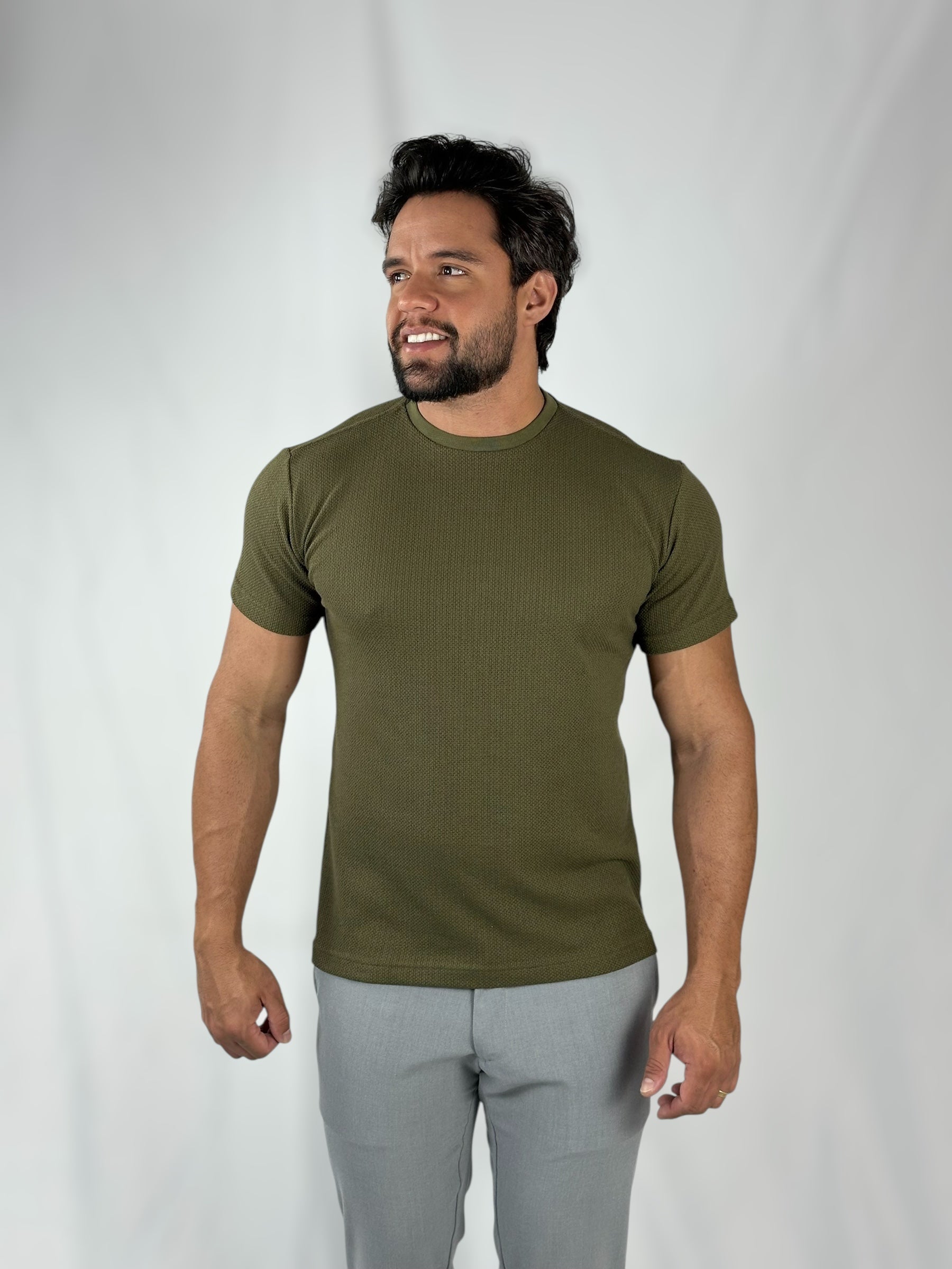 CAMISETA HERITAGE VERDE MUSGO ZIGMA