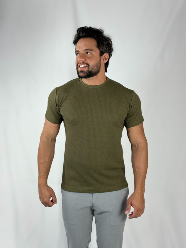CAMISETA HERITAGE VERDE MUSGO ZIGMA