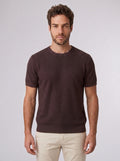 CAMISETA TRICO HONEY BELLAGIO MARROM ZIGMA