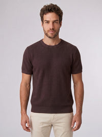 CAMISETA TRICO HONEY BELLAGIO MARROM ZIGMA
