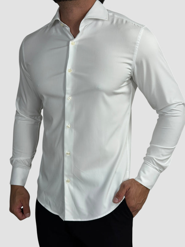 CAMISA M/L TECHMODAL SLIM FIT BRANCA ZIGMA