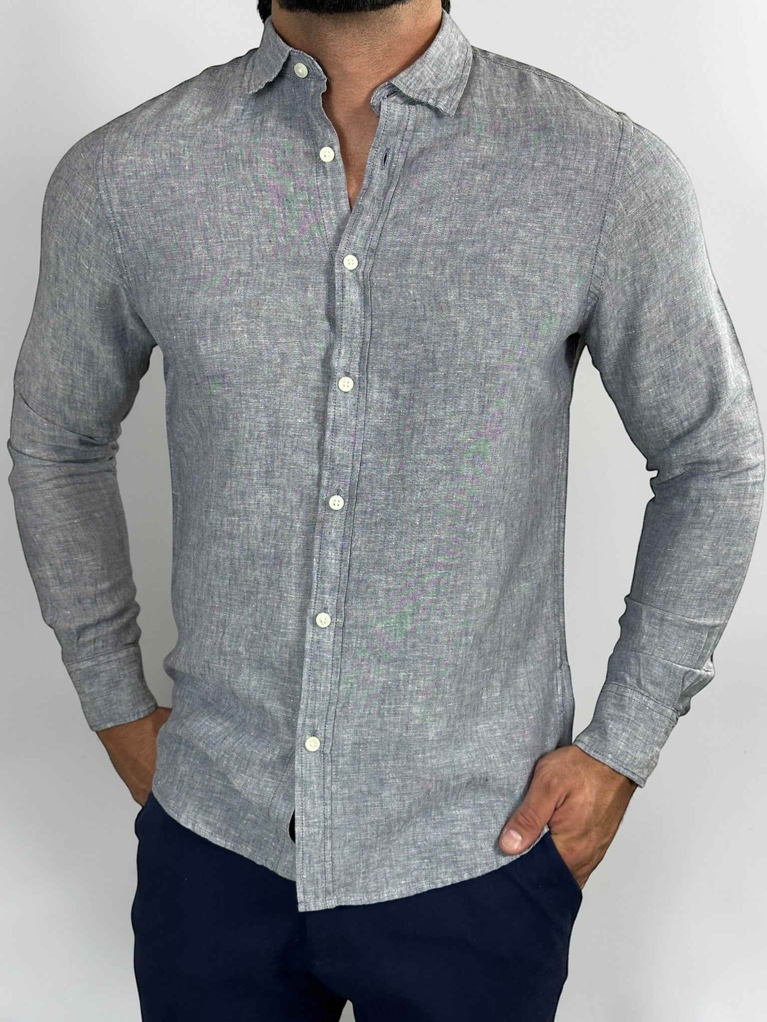 CAMISA M/L LINHO PREMIUM CHUMBO ZIGMA