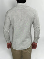 CAMISA M/L LINHO RIVIERA SABBIA ZIGMA