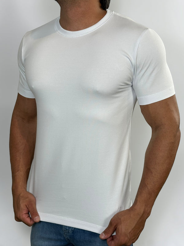 CAMISETA ESSENTIAL COTTON PREMIUM BRANCA ZIGMA