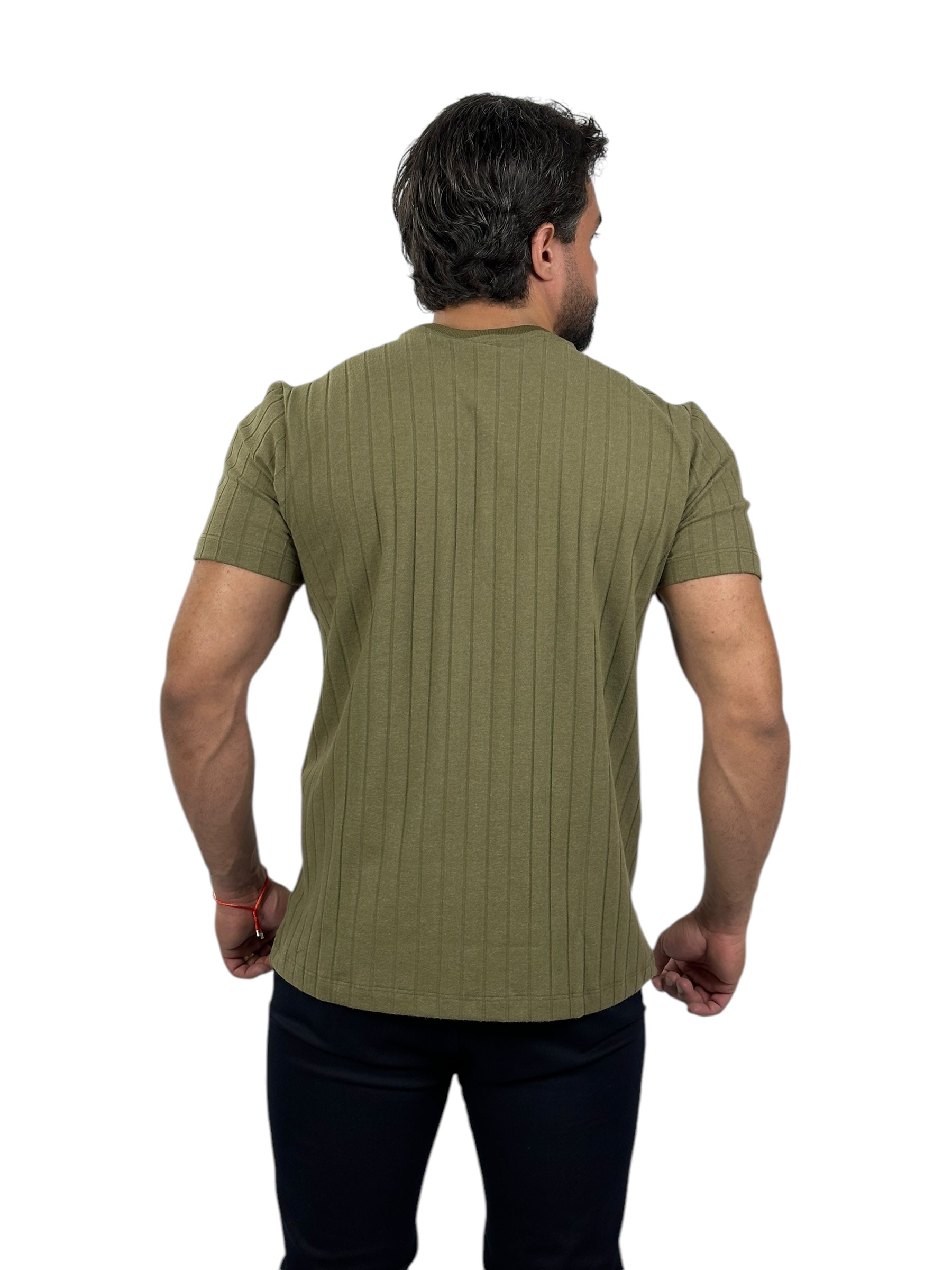 CAMISETA STRIPES FLOW VERDE URBO