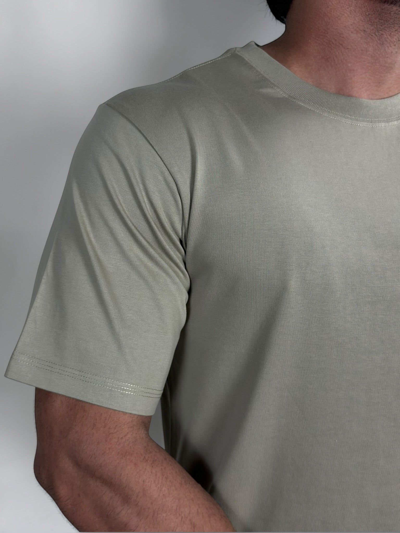 CAMISETA OVER CONFORT KHAKI SUAVE ZIGMA