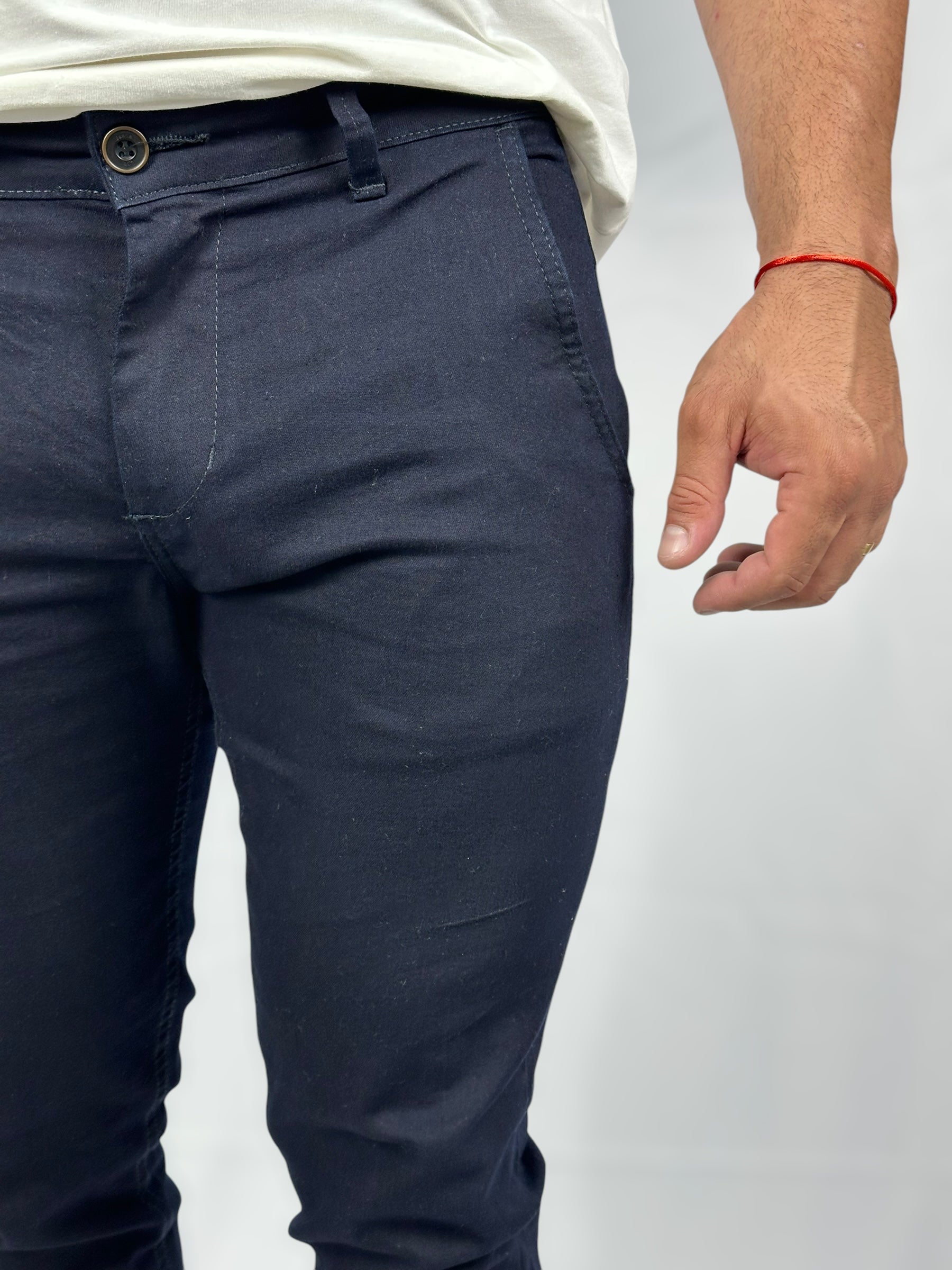 CALÇA SLIM CHINO DENIM STRECH LUCY DARK STONE LEE