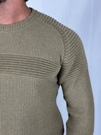 SUETER TRICOT NORD BEGE ZIGMA