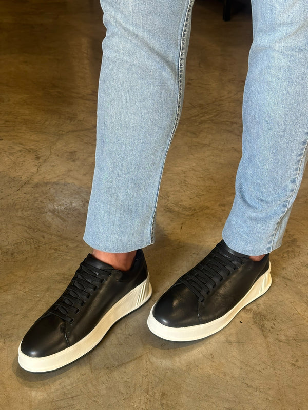 SNEAKER ELASTIC PRETO SOLA BRANCA ZIGMA
