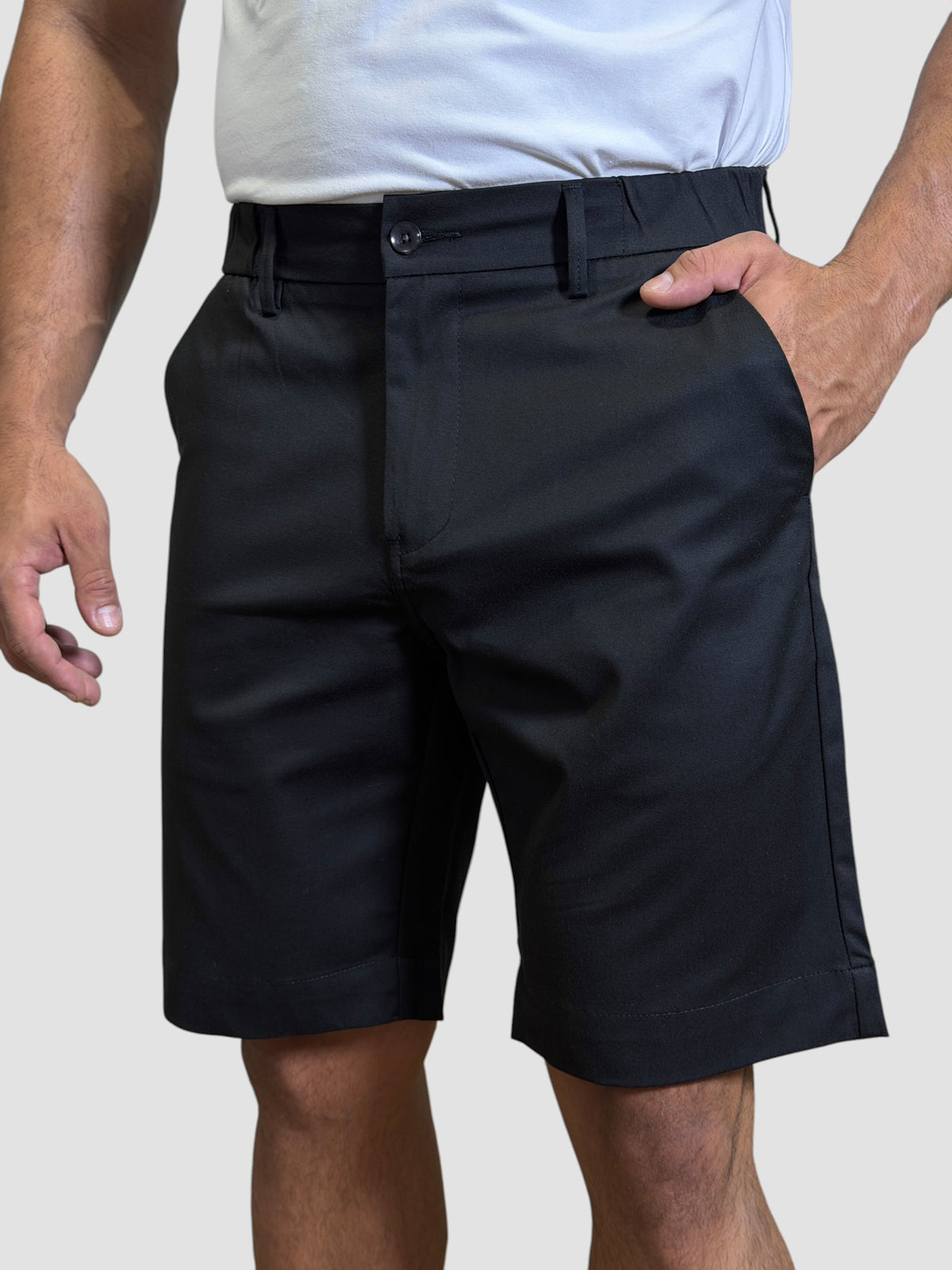 BERMUDA PORTOFINO SARJA STRETCH PRETO ZIGMA
