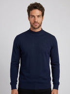 TRICOT GOLA ALTA ESSSENTIAL AZUL MARINHO ZIGMA
