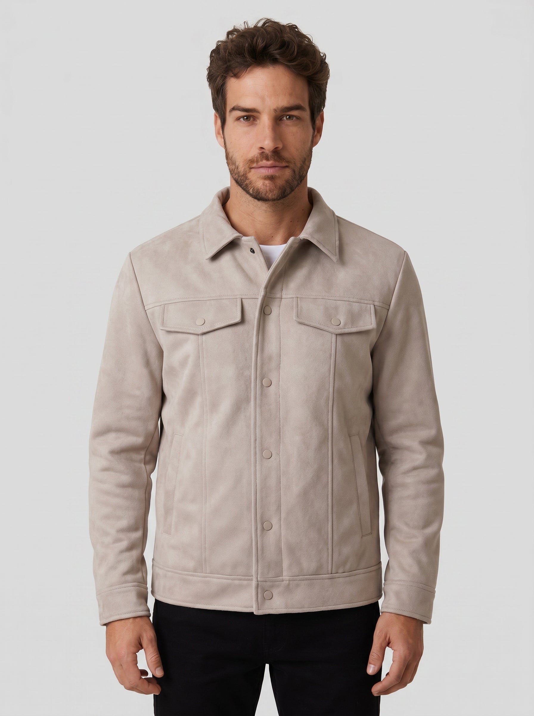 JAQUETA SUEDE SHERPA ASPEN OFF WHITE ZIGMA