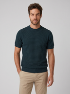CAMISETA TRICOT KNIT VERDE ZIGMA