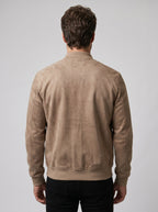 JAQUETA BOMBER SUEDE CAPUCCINO ZIGMA