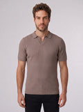 POLO V TRICOT MONACO MARROM ZIGMA
