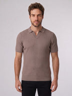 POLO V TRICOT MONACO MARROM ZIGMA