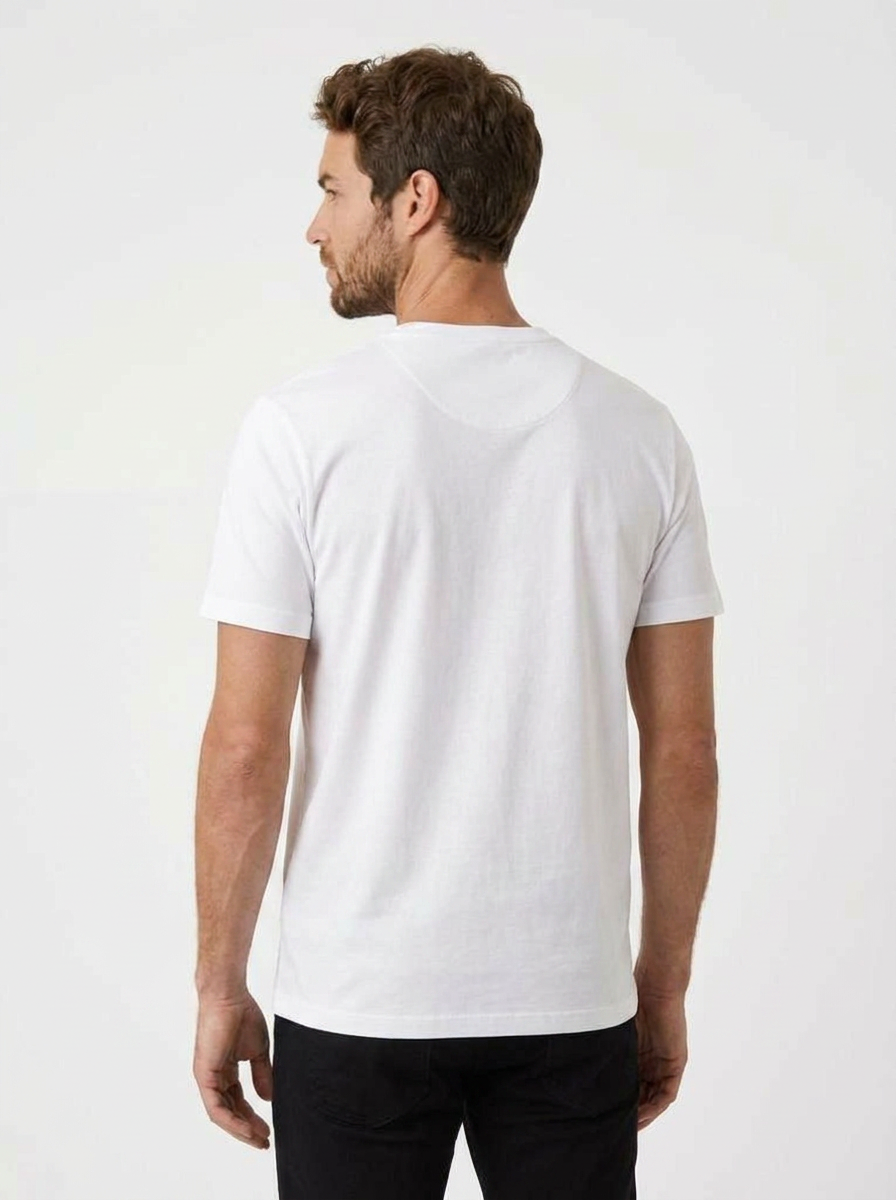 CAMISETA ESSENTIAL COTTON PREMIUM BRANCA ZIGMA