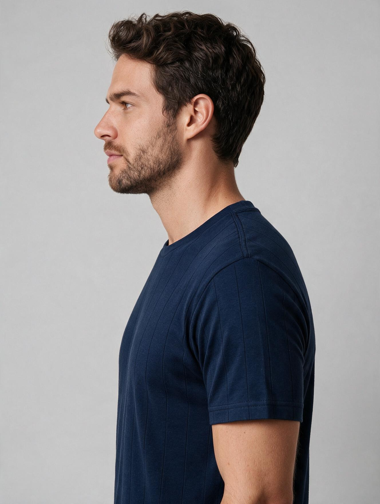 CAMISETA STRIPES FLOW AZUL MARINHO ZIGMA