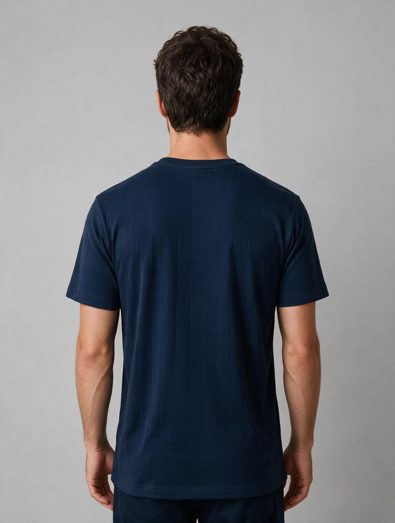 CAMISETA STRIPES FLOW AZUL MARINHO ZIGMA