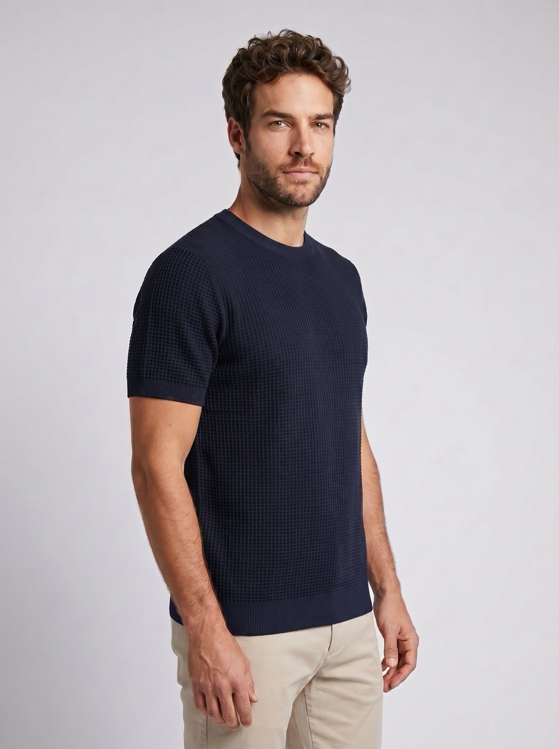CAMISETA TRICO HONEY BELLAGIO AZUL MARINHO ZIGMA