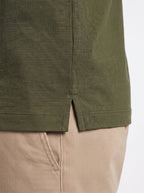CAMISETA GIZA DUPLO ALGODAO EGIPCIO VERDE MILITAR ZIGMA