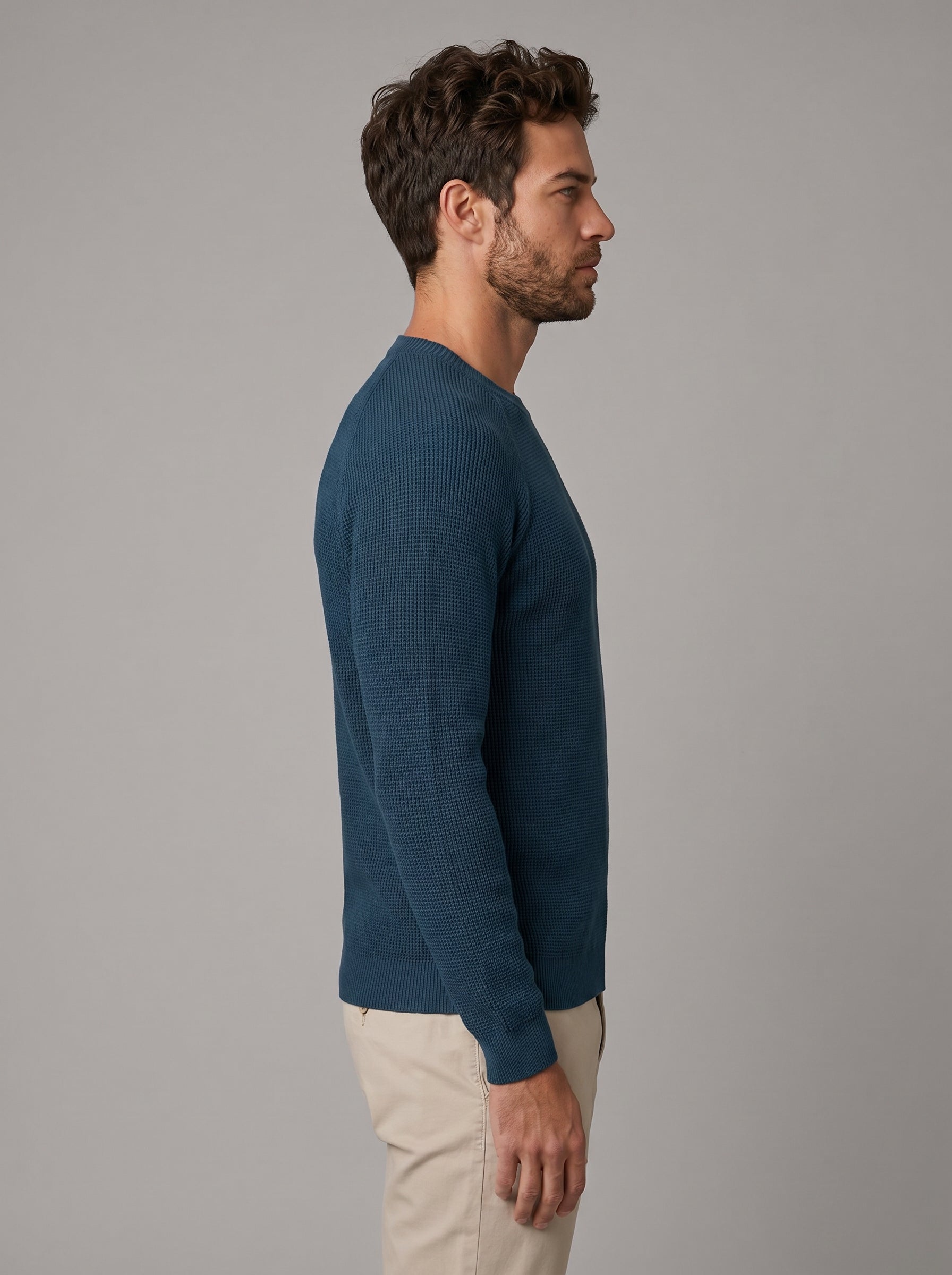 SUETER TEXTURE SIENA AZUL PETROLEO ZIGMA