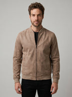 JAQUETA BOMBER SUEDE CAPUCCINO ZIGMA