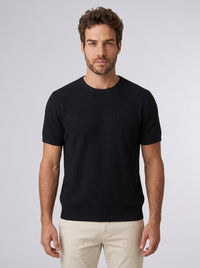 CAMISETA TRICO HONEY BELLAGIO PRETA ZIGMA