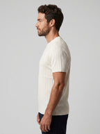 CAMISETA SLIM TRICOT PORTOFINO CREME ZIGMA