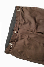 CALÇA ALF VIENA AJUSTE LATERAL MARROM ZIGMA