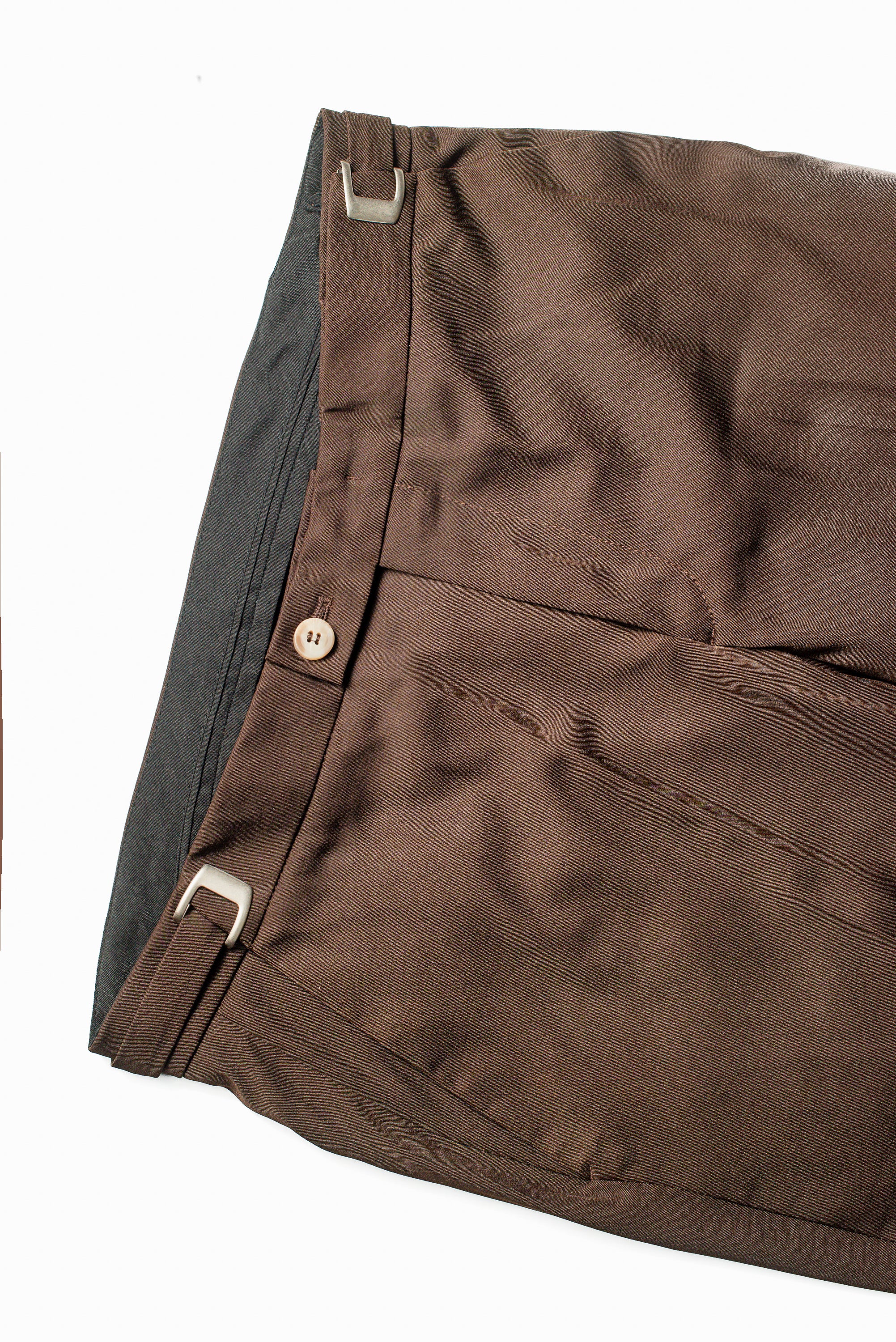 CALÇA ALF VIENA AJUSTE LATERAL MARROM ZIGMA
