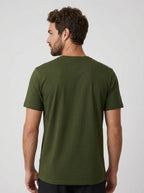 CAMISETA ESSENTIAL COTTON PREMIUM VERDE MILITAR ZIGMA
