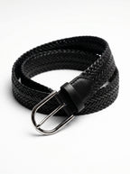 CINTO COURO TRANCADO PRETO ZIGMA