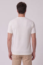 CAMISETA RAVELLO CANELADA BRANCA ZIGMA