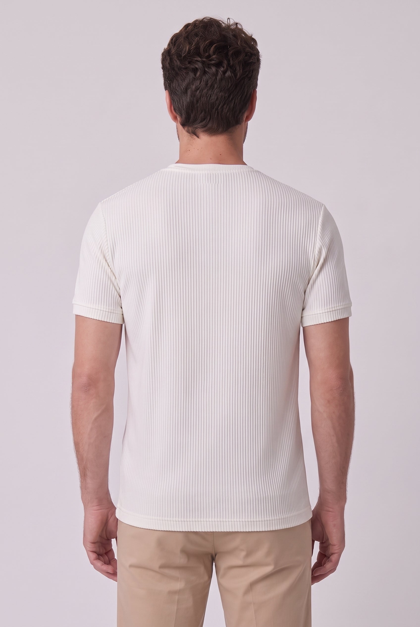 CAMISETA RAVELLO CANELADA BRANCA ZIGMA