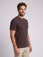 CAMISETA TRICO HONEY BELLAGIO MARROM ZIGMA