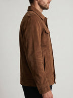 JAQUETA SUEDE SHERPA ASPEN MARROM ZIGMA