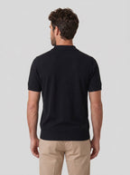 POLO V TRICOT ITALIANO PRETA ZIGMA