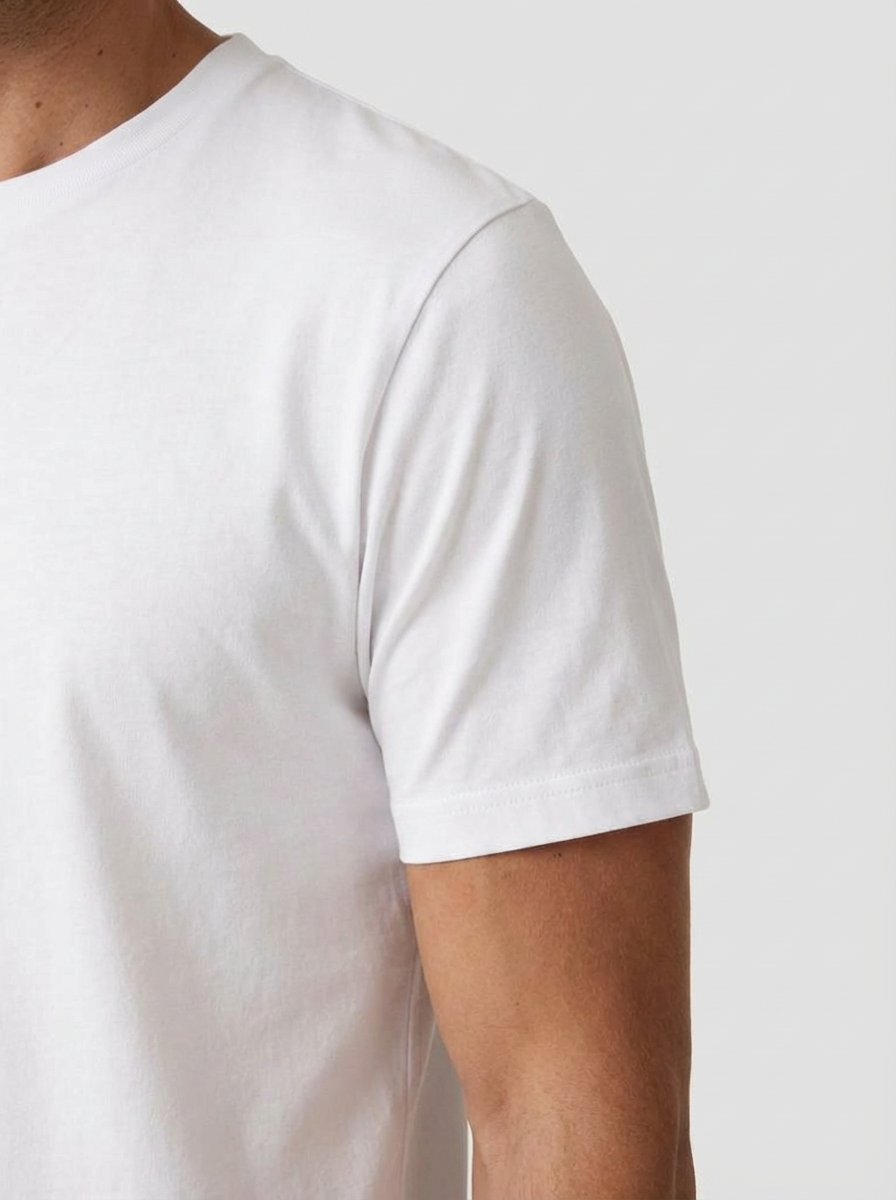 CAMISETA ESSENTIAL COTTON PREMIUM BRANCA ZIGMA