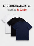 KIT 2 CAMISETAS ESSENTIAL