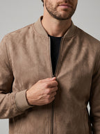 JAQUETA BOMBER SUEDE CAPUCCINO ZIGMA