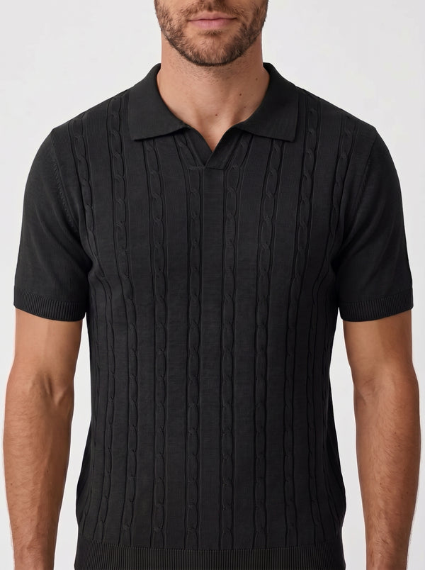 POLO RIVIERA V TRICOT PRETA ZIGMA