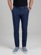 CALÇA ALF VIENA AJUSTE LATERAL MARINHO ZIGMA