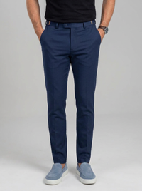 CALÇA ALF VIENA AJUSTE LATERAL MARINHO ZIGMA