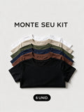 KIT 6 CAMISETAS ESSENTIAL
