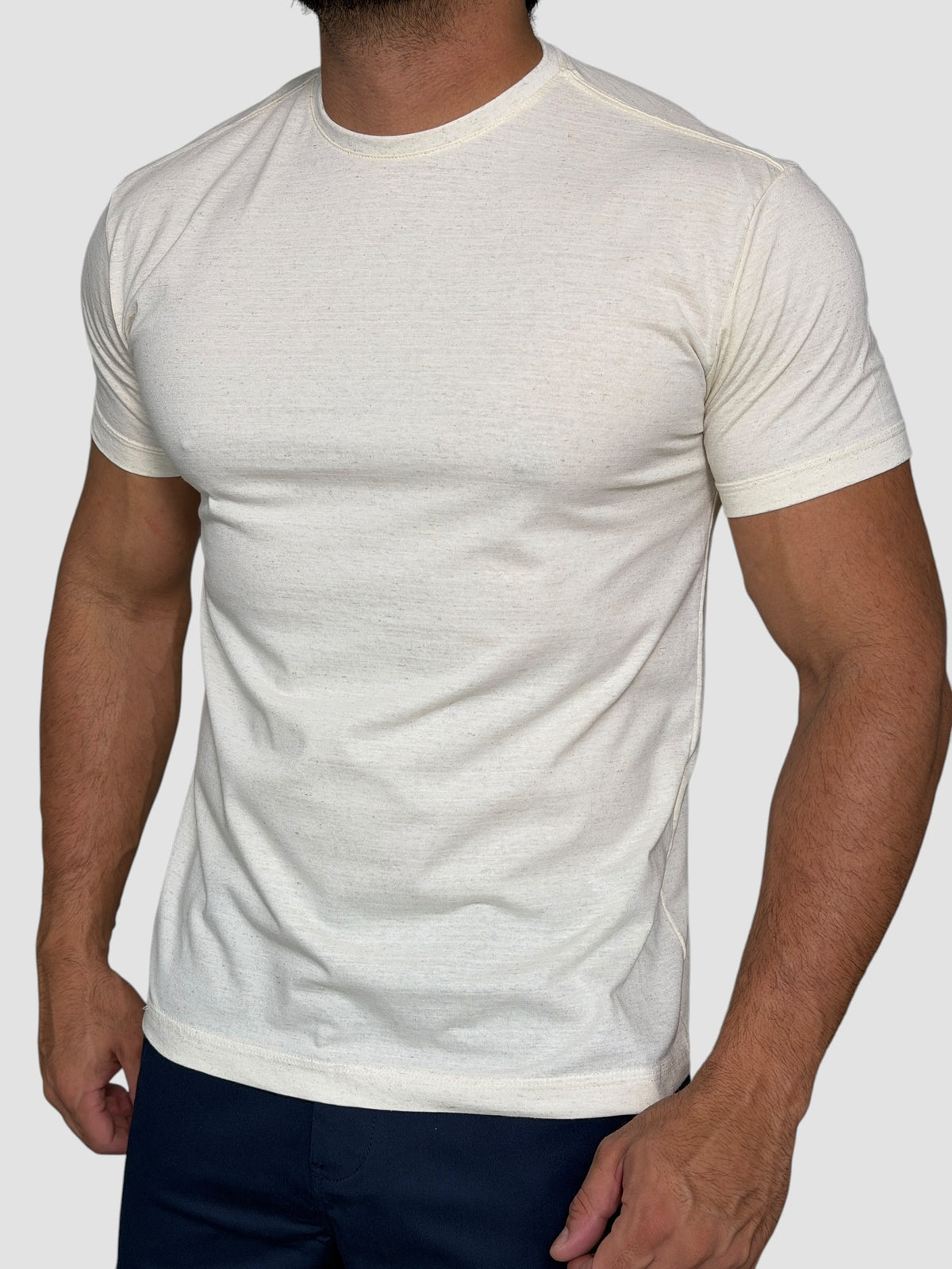 CAMISETA TAORMINA TOQUE DE LINHO NATURAL ZIGMA