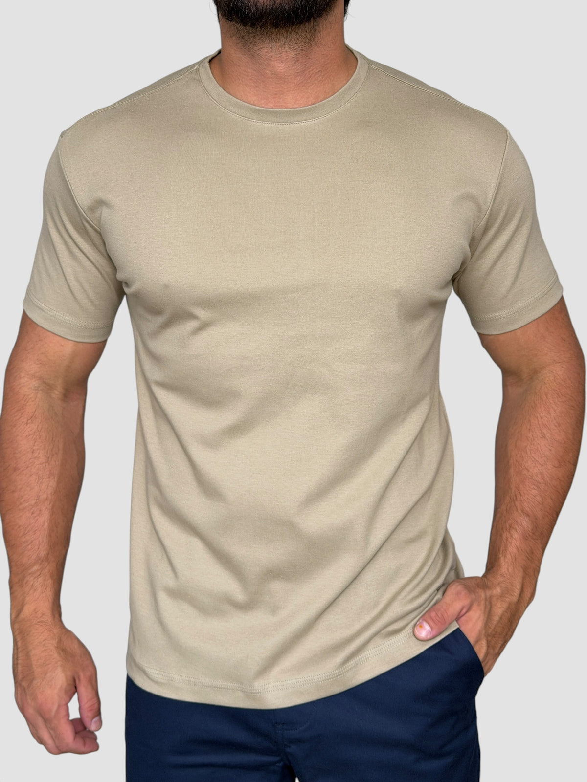 CAMISETA FIRENZE TOQUE SUEDE AREIA ZIGMA